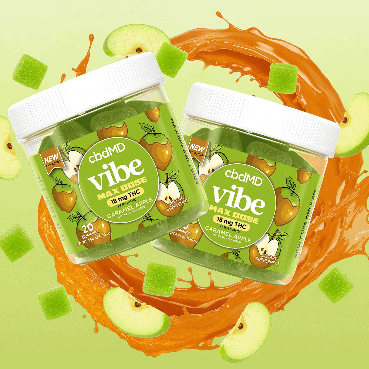 cbdMD Delta 9 THC Max Dose Nano Gummies