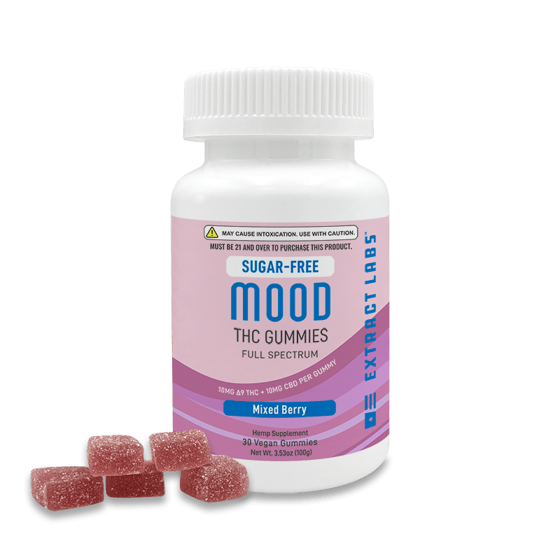 Extract Labs Sugar Free Delta 9 Gummies | Mixed Berry