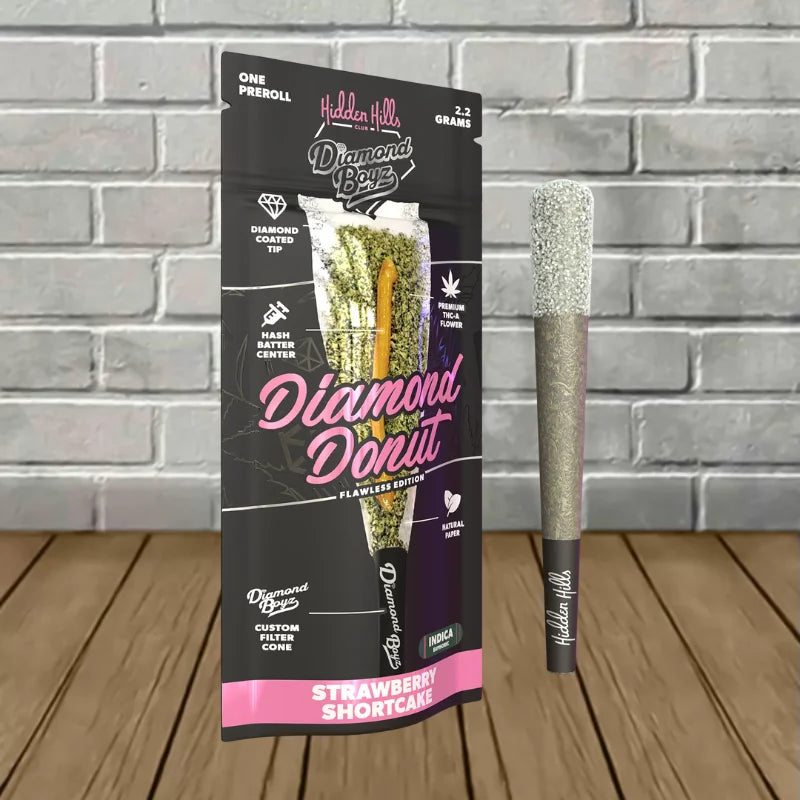 Hidden Hills 2.2g THCa Diamond Donut Preroll