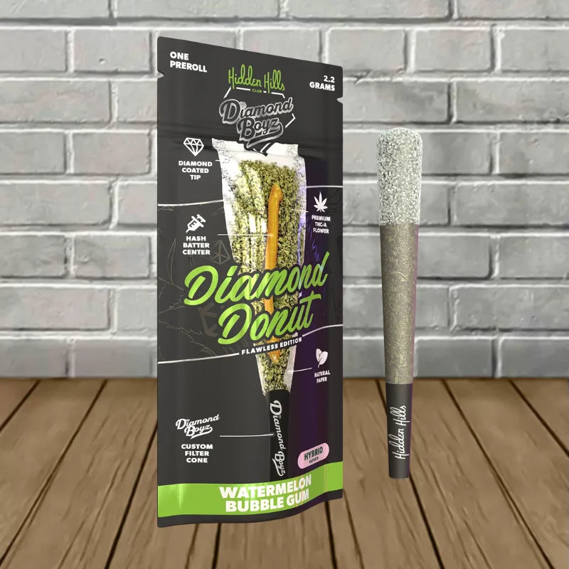 Hidden Hills 2.2g THCa Diamond Donut Preroll