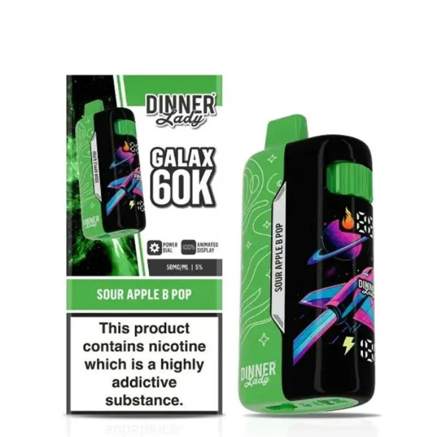 Dinner Lady Galax Disposable (60000 Puffs)