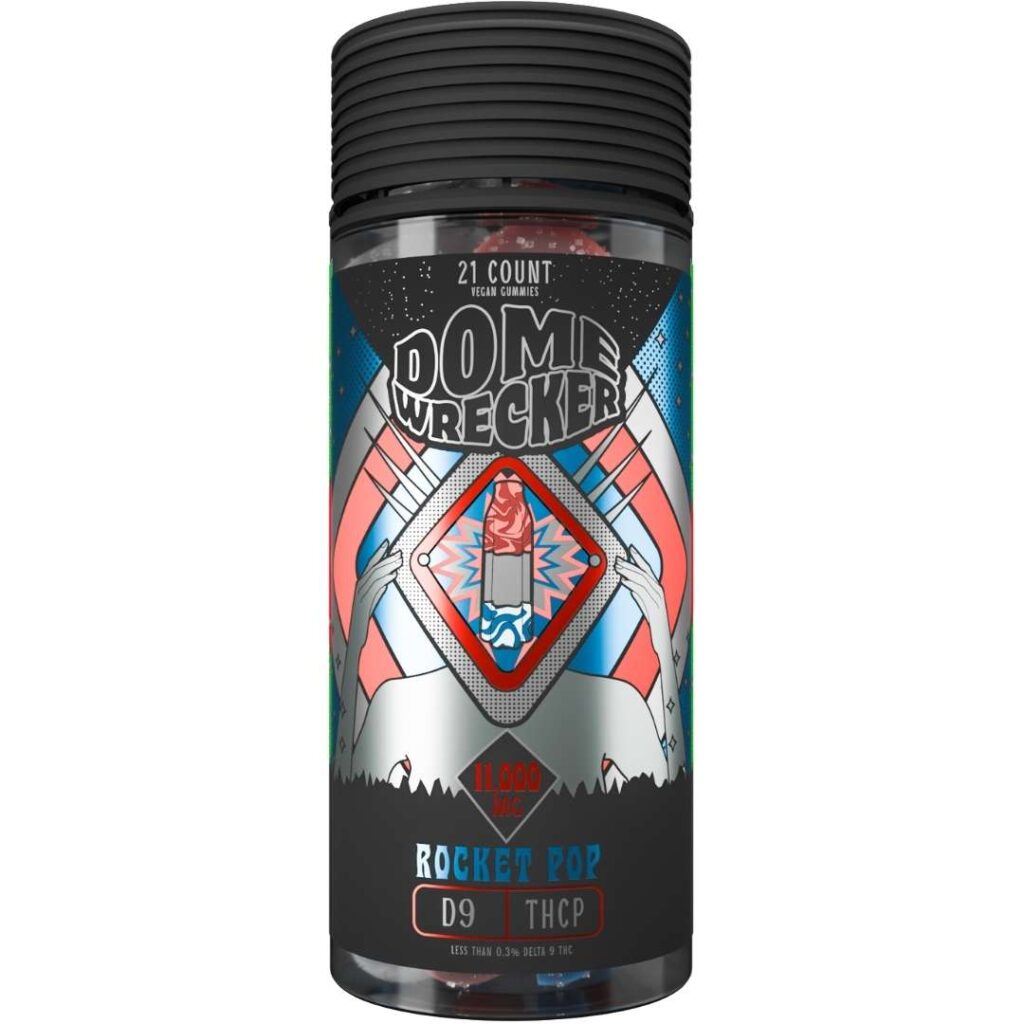 DomeWrecker Delta-9 THCP Vegan Gummies 11000mg 21pc