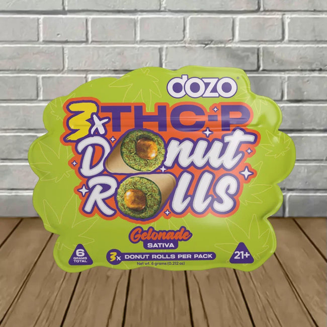 Dozo THCp Donut Rolls 3ct