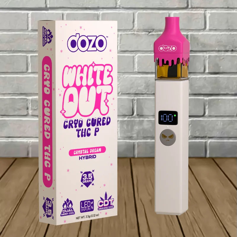 Dozo White Out Cryo Cured THCP Disposable 3.5g