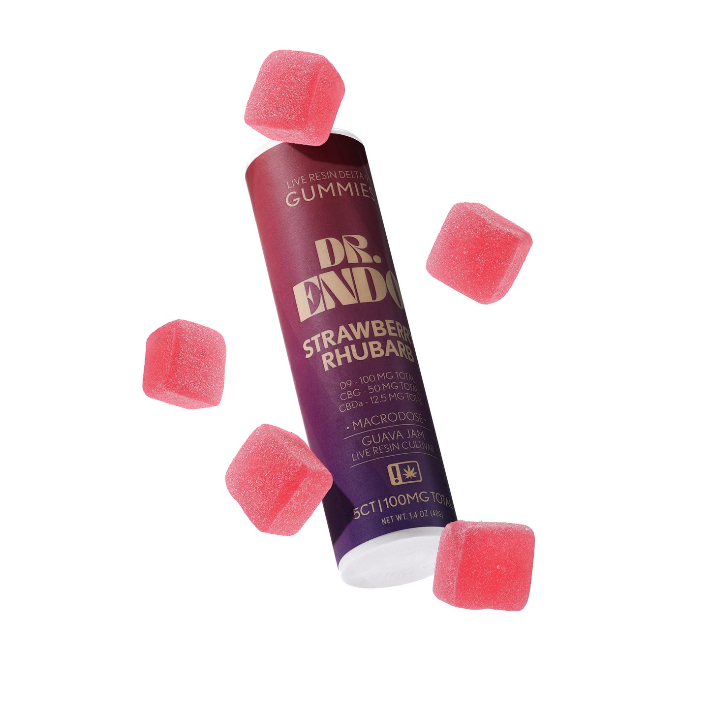 Secret Nature 20mg Strawberry Boost THC Gummies