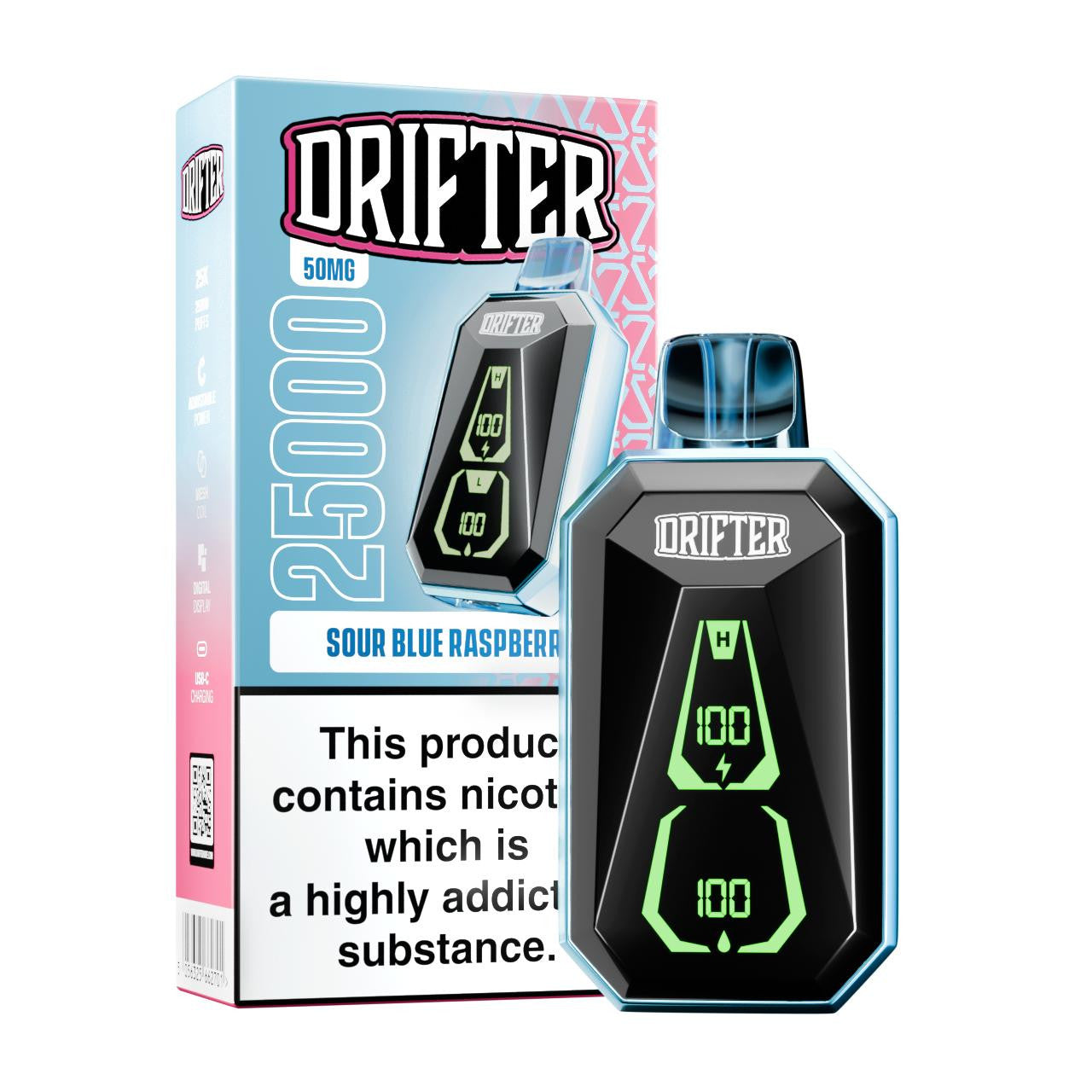 Drifter Bar Disposable (25000 Puffs) - Buy 1 Get 1 Free