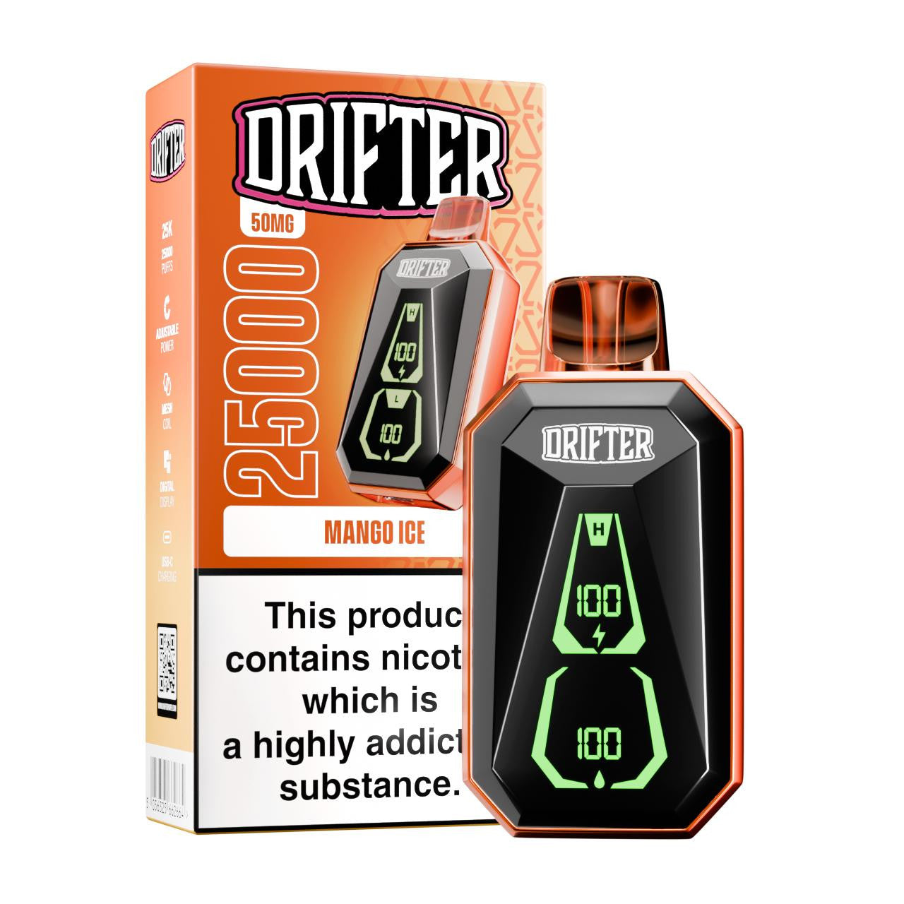 Drifter Bar Disposable (25000 Puffs) - Buy 1 Get 1 Free