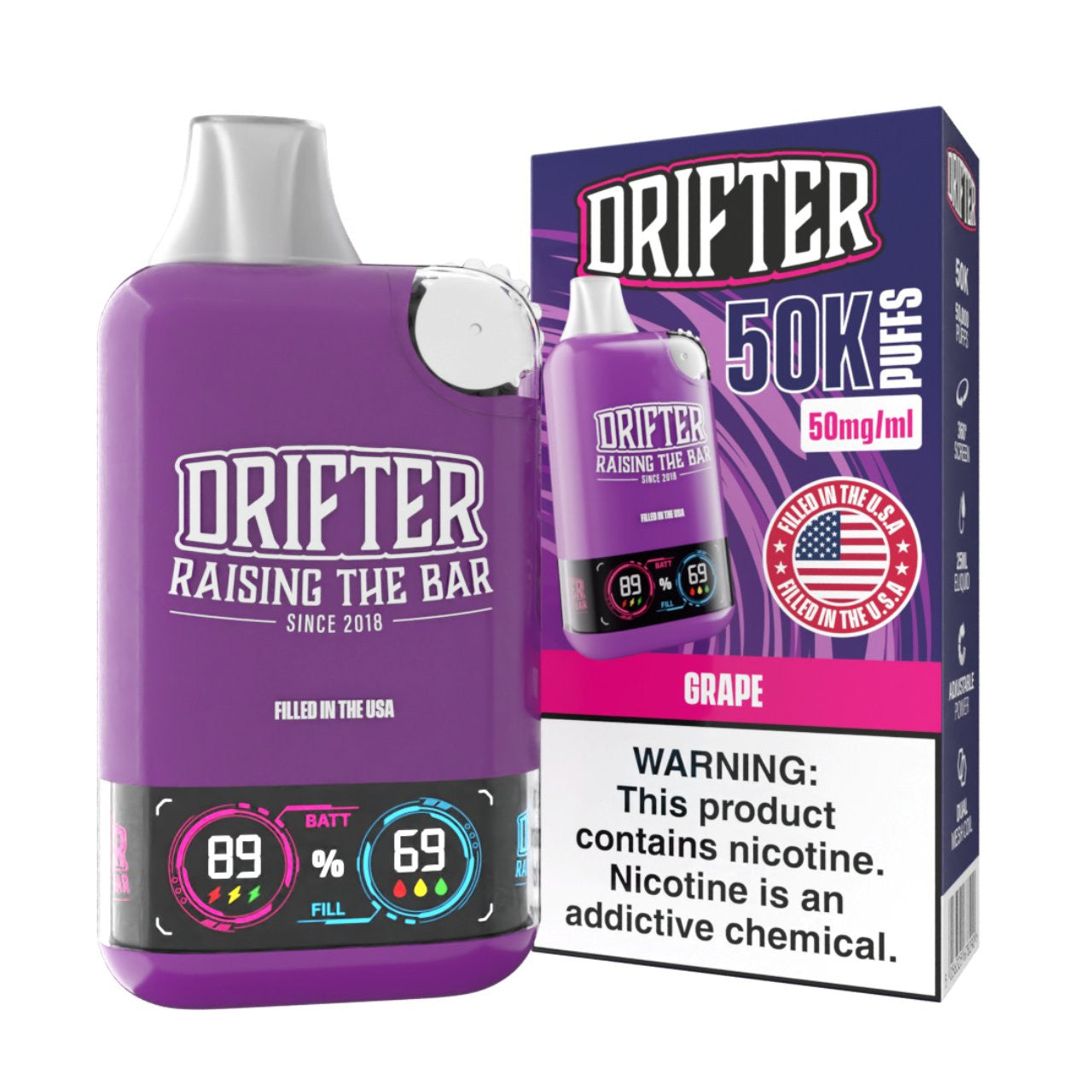 Drifter Bar Disposable (50000 Puffs)