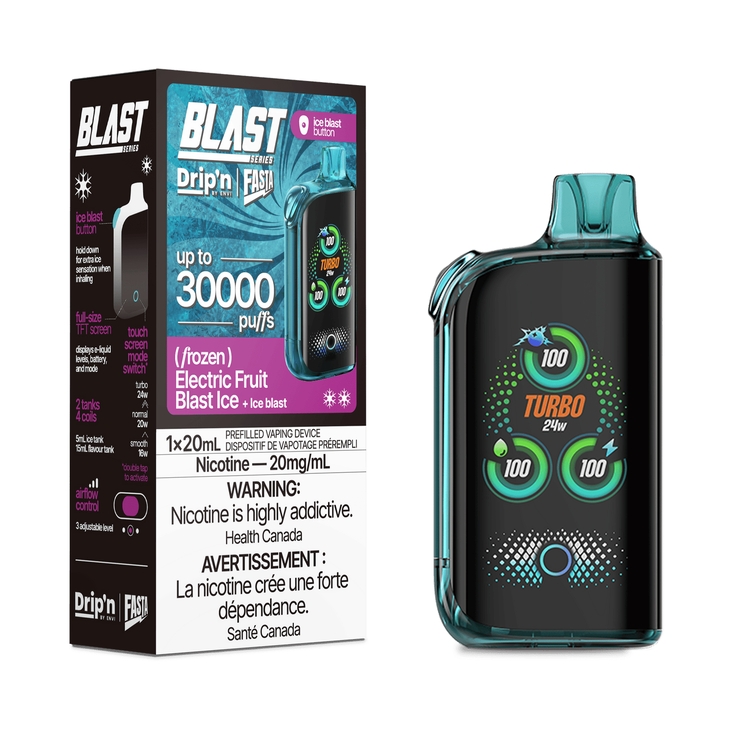 Drip'n × Fasta Blast 30K Puffs Disposable