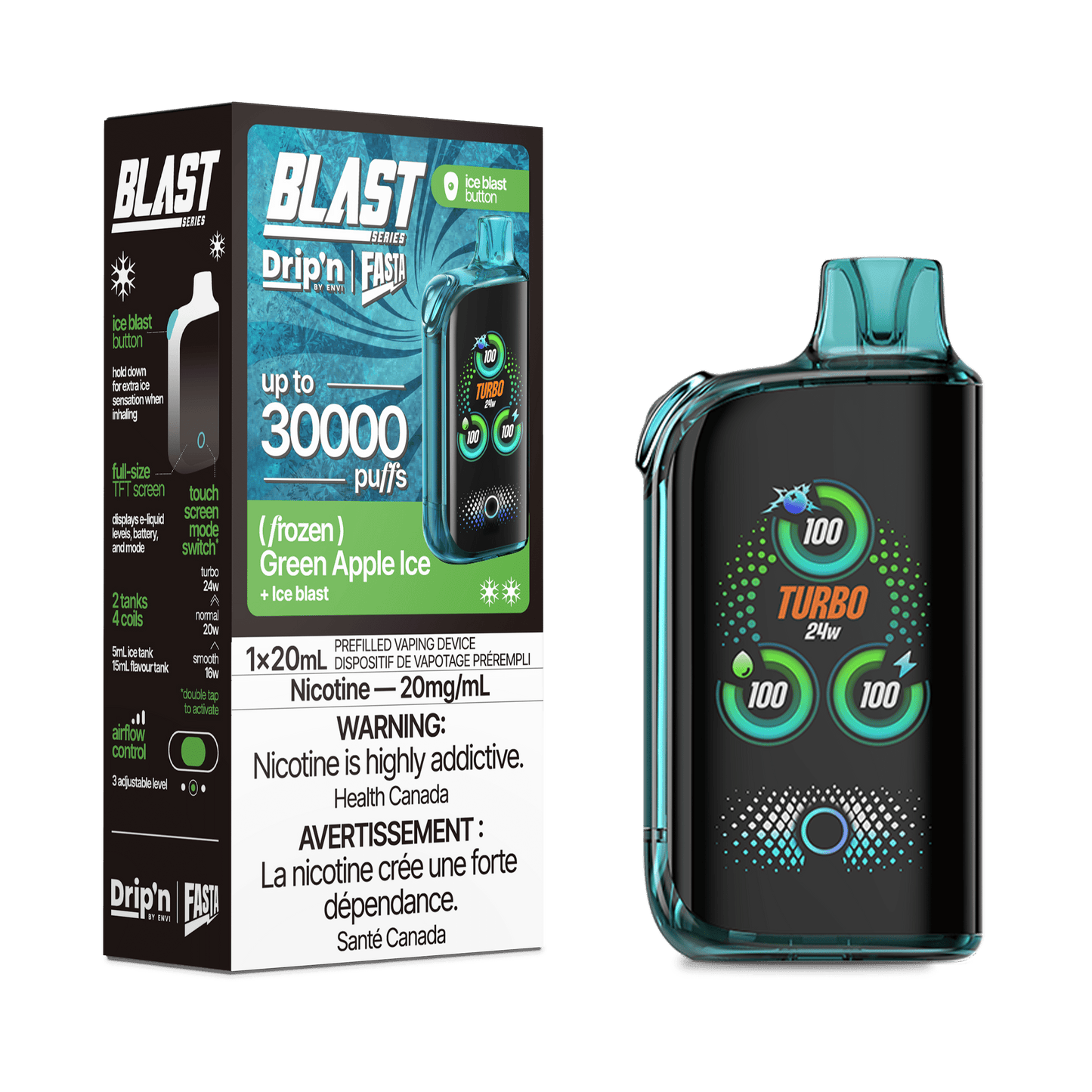 Drip'n × Fasta Blast 30K Puffs Disposable