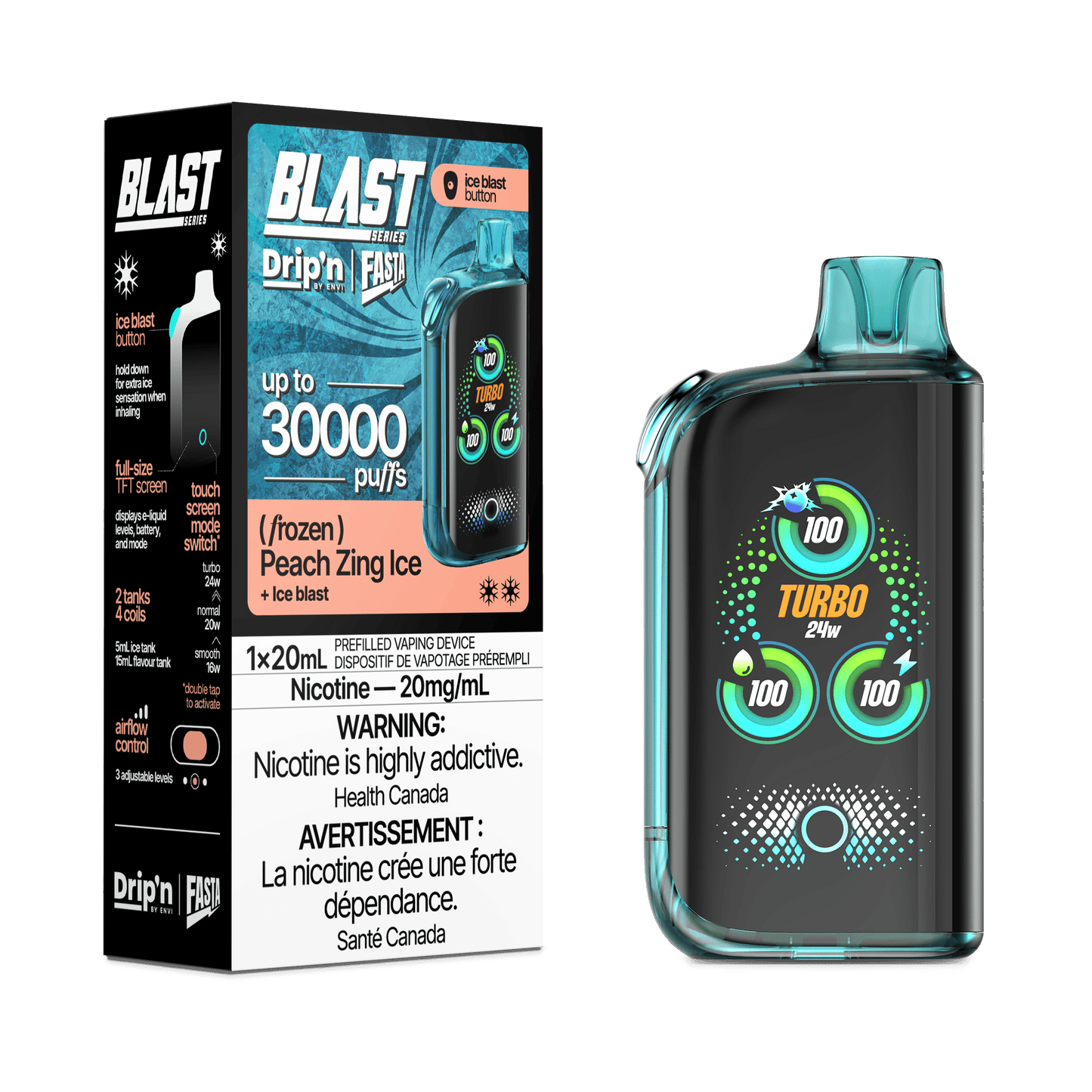 Drip'n × Fasta Blast 30K Puffs Disposable