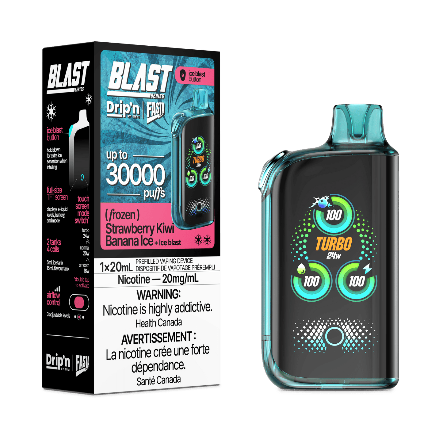 Drip'n × Fasta Blast 30K Puffs Disposable