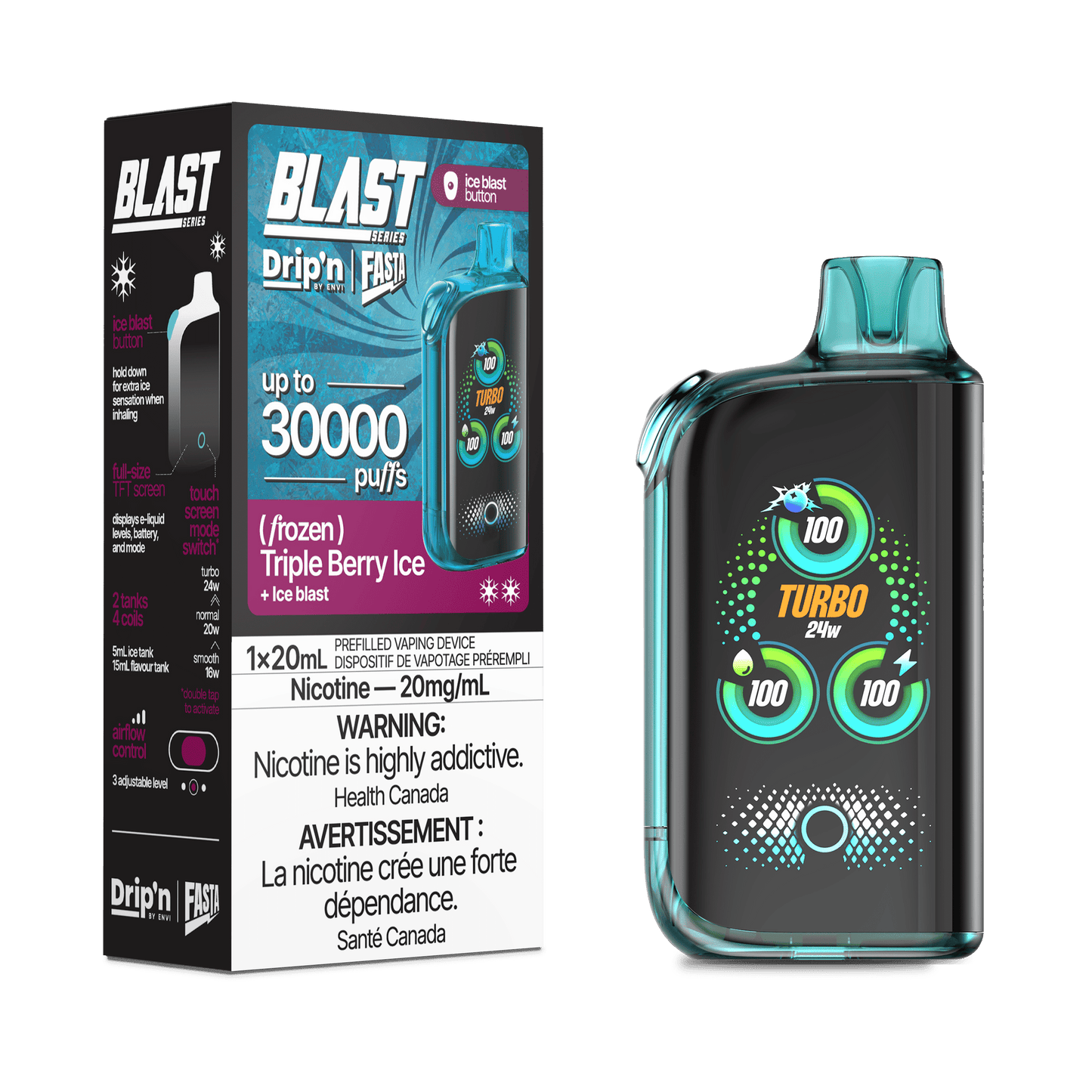 Drip'n × Fasta Blast 30K Puffs Disposable