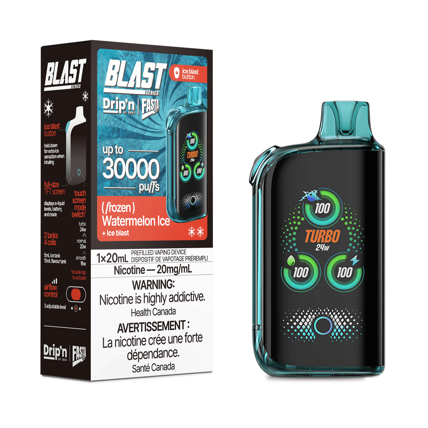 Drip'n × Fasta Blast 30K Puffs Disposable