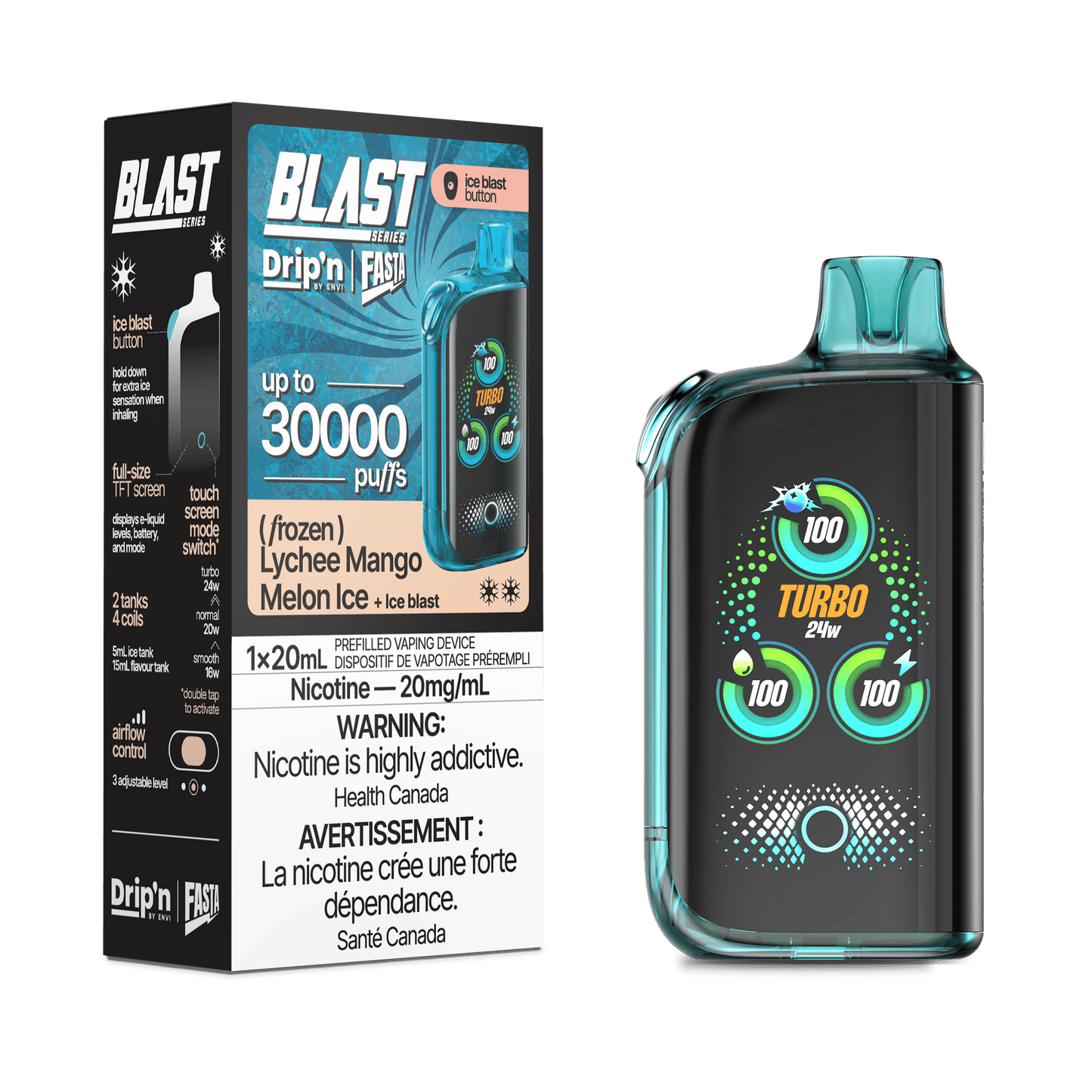 Drip'n × Fasta Blast 30K Puffs Disposable