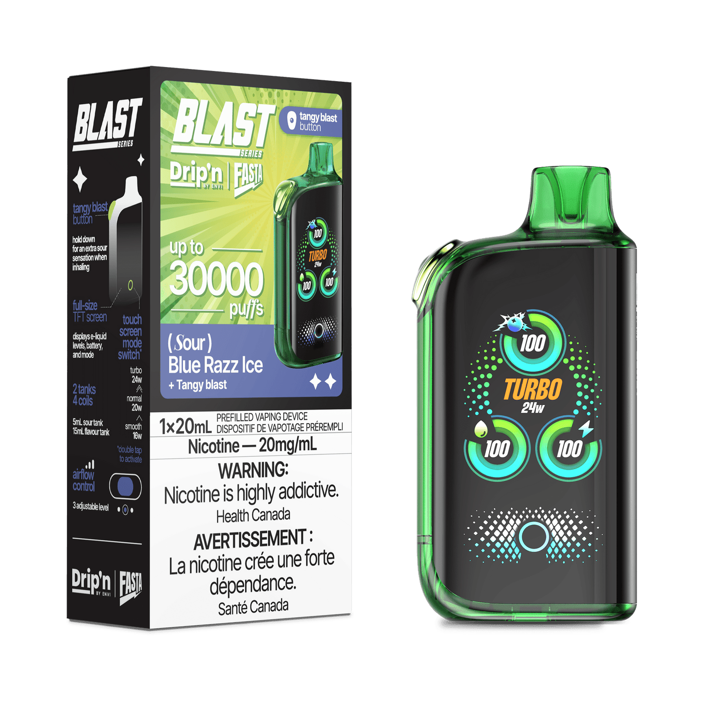 Drip'n × Fasta Blast 30K Puffs Disposable