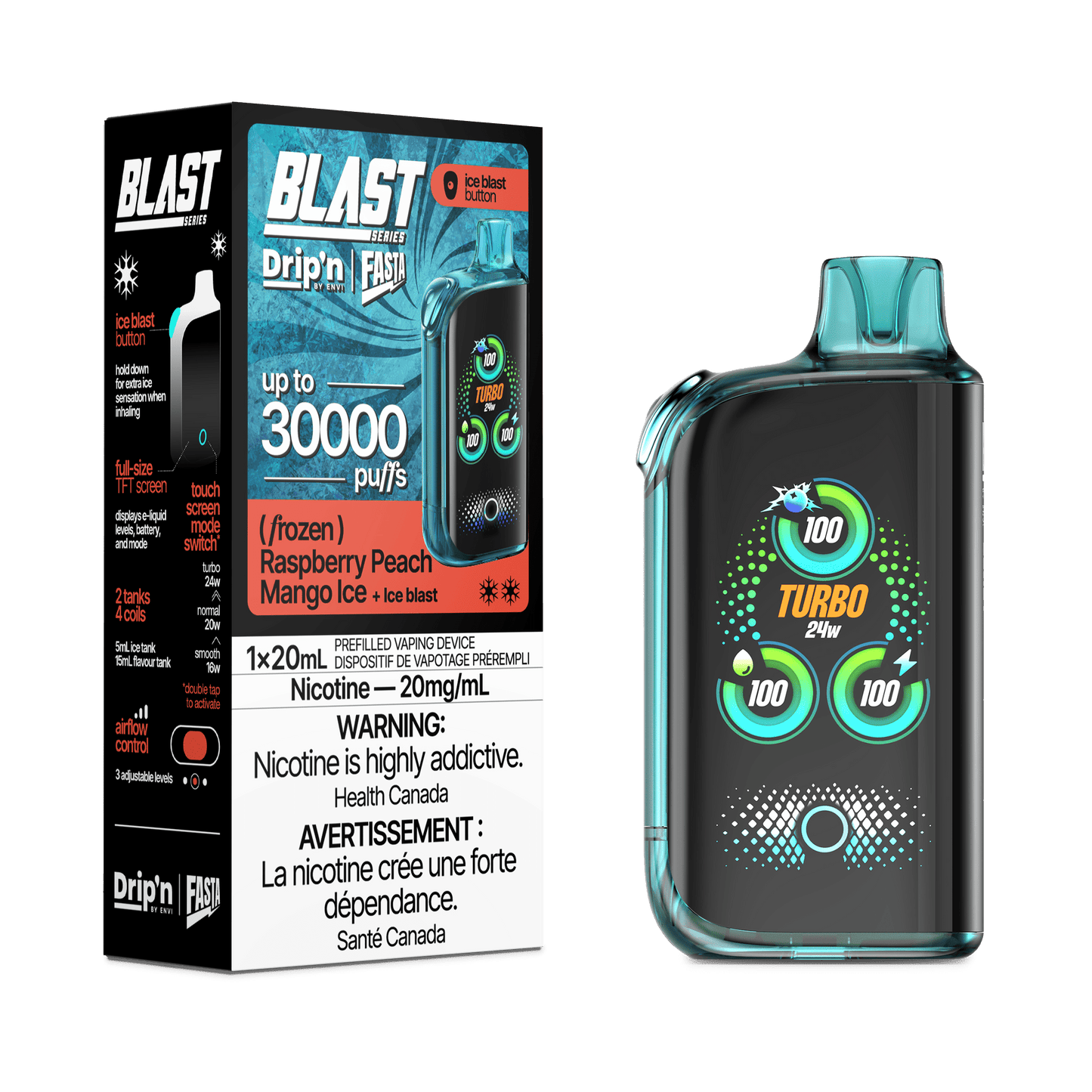 Drip'n × Fasta Blast 30K Puffs Disposable
