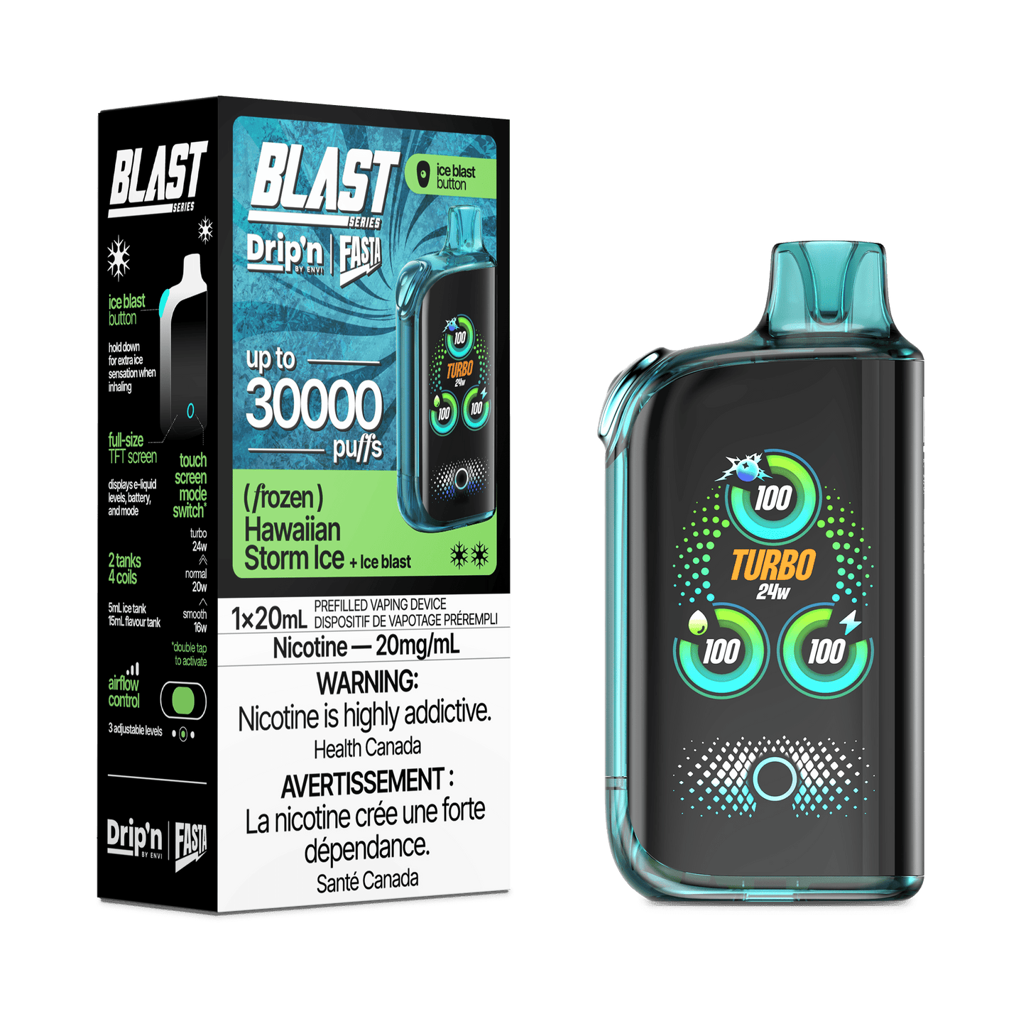Drip'n × Fasta Blast 30K Puffs Disposable