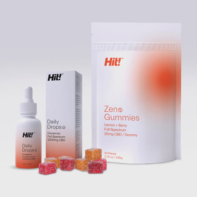 Hit Balm Daily Drops x Zen Gummies Bundle