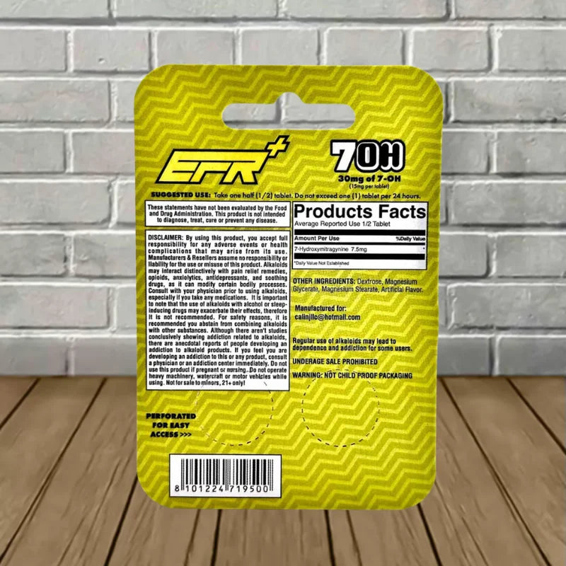 EFR+ 7OH Chewable Extract Tablets 2ct