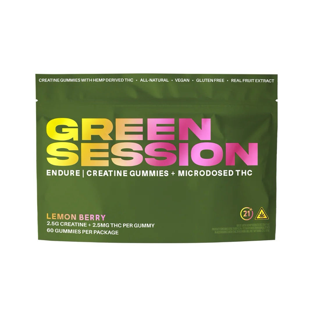 Green Session ENDURE Creatine Gummies 60ct