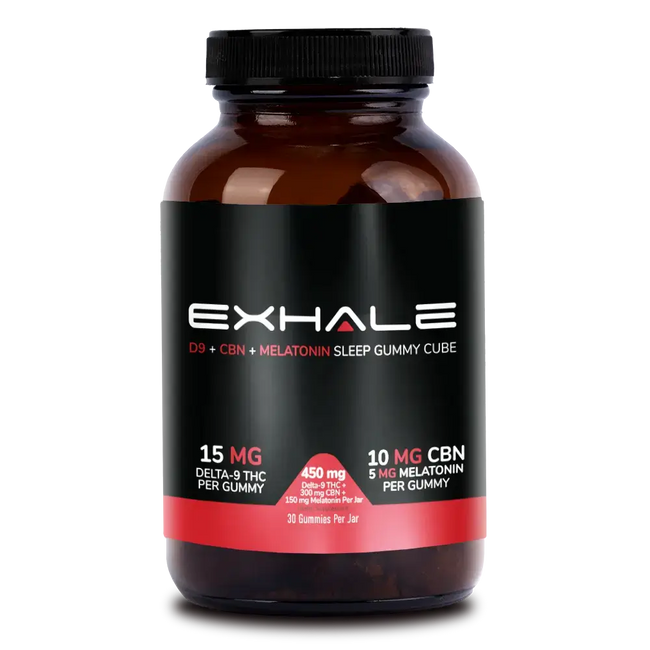 Exhale D9 + CBN Sleep Gummies