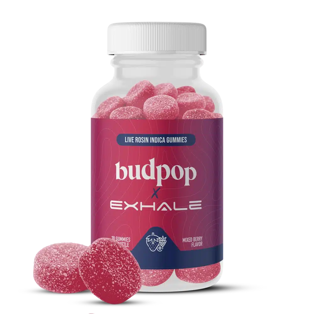 EXHALE Live Rosin Indica Gummies