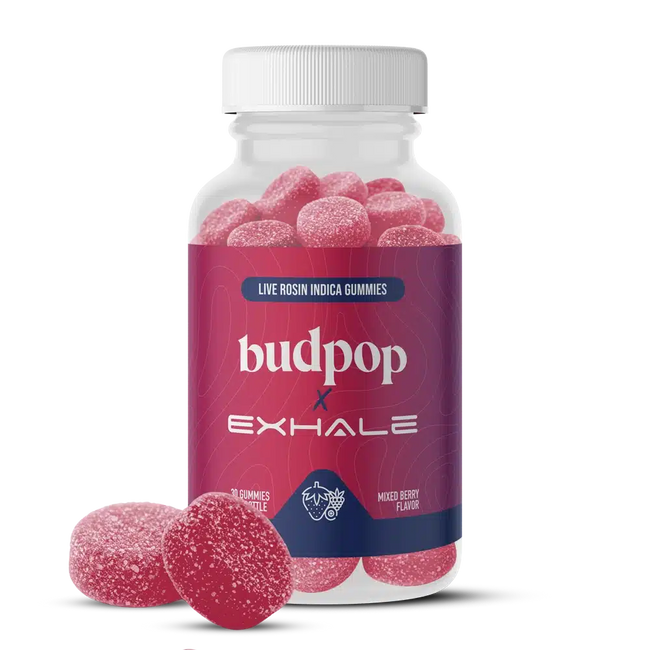 EXHALE Live Rosin Indica Gummies