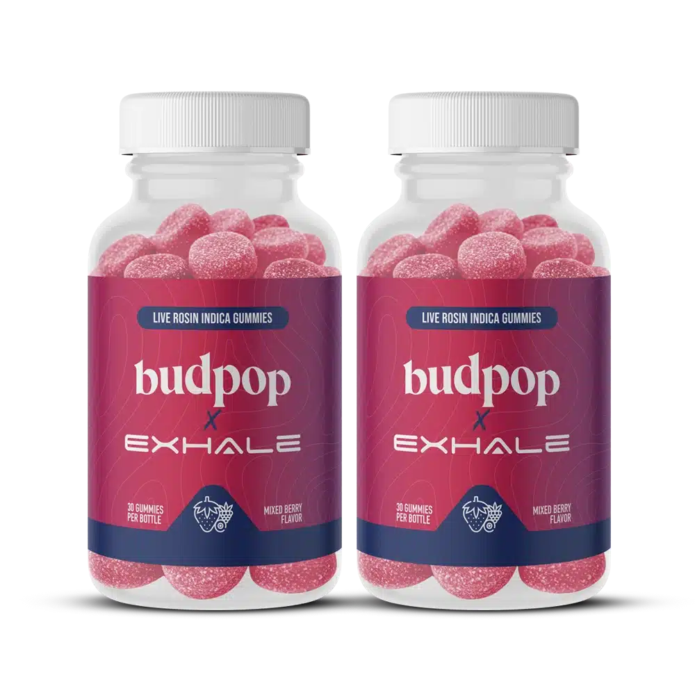EXHALE Live Rosin Indica Gummies