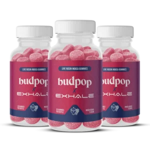 EXHALE Live Rosin Indica Gummies