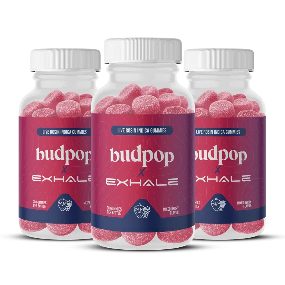 EXHALE Live Rosin Indica Gummies