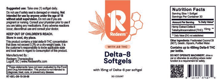 Delta 8 Softgels- 15mg