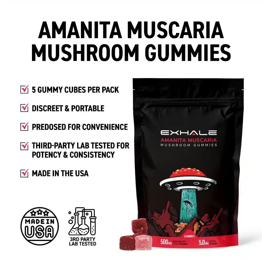 Amanita Mushroom Gummies 50mg