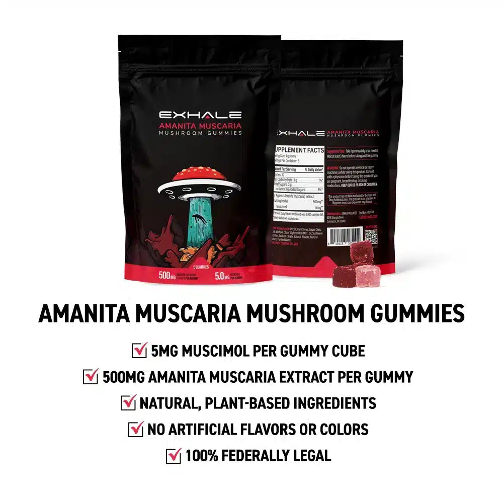 Amanita Mushroom Gummies 50mg