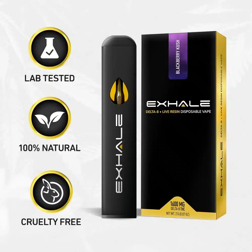 Exhale Delta 8 Live Resin Disposable Vapes