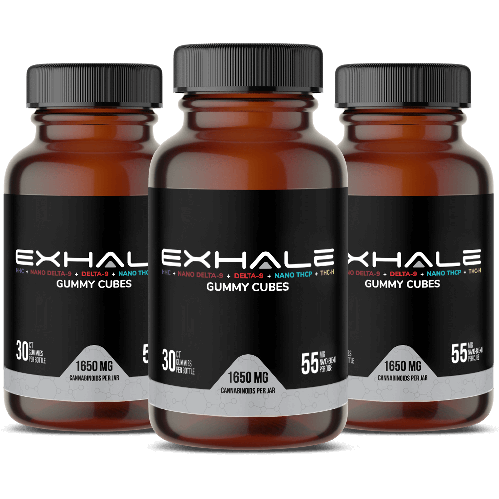 Exhale High Five Nano-THC Gummies - THCH+D9+HHC+THC-P