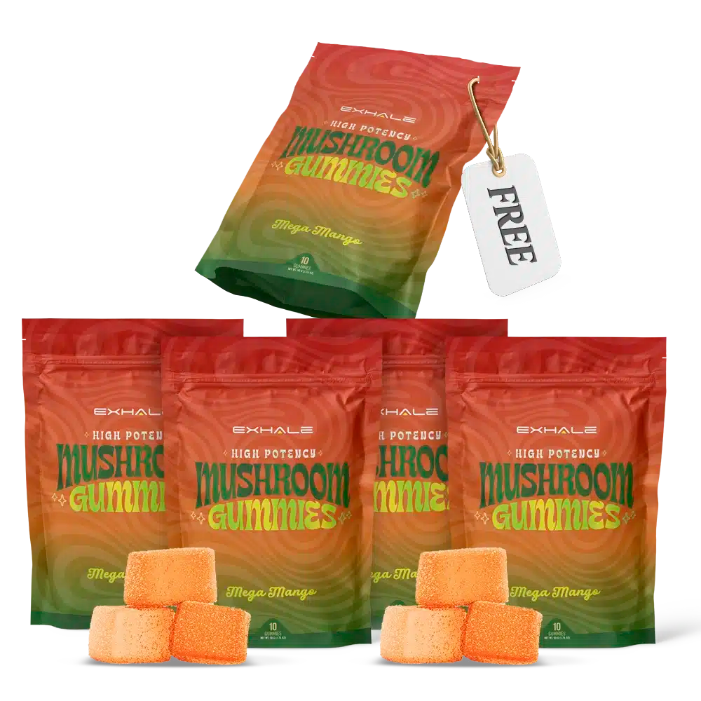 Exhale High Potency Mushroom Gummies