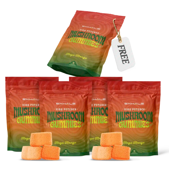 Exhale High Potency Mushroom Gummies