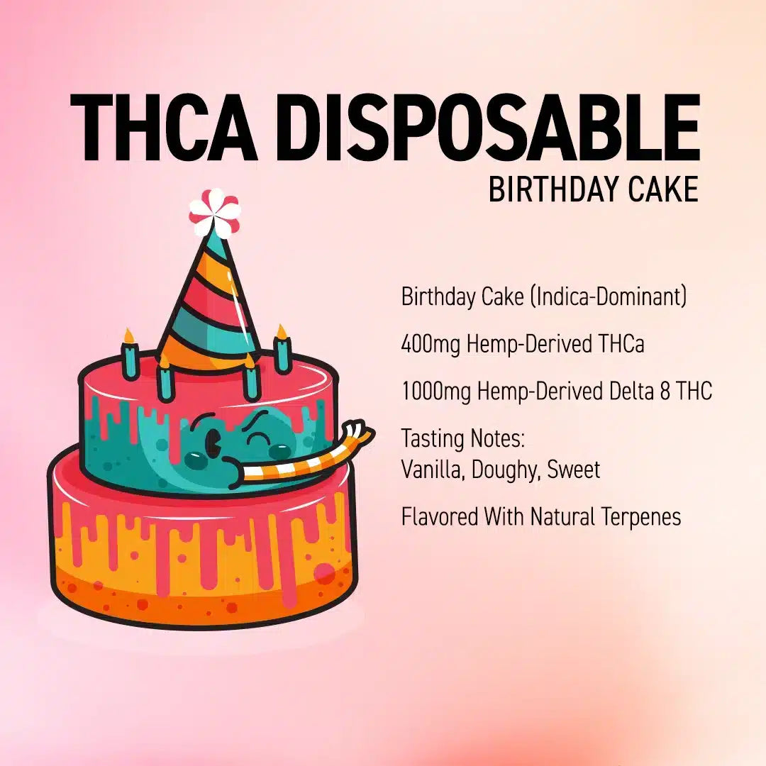 Birthday Cake THCA Disposable