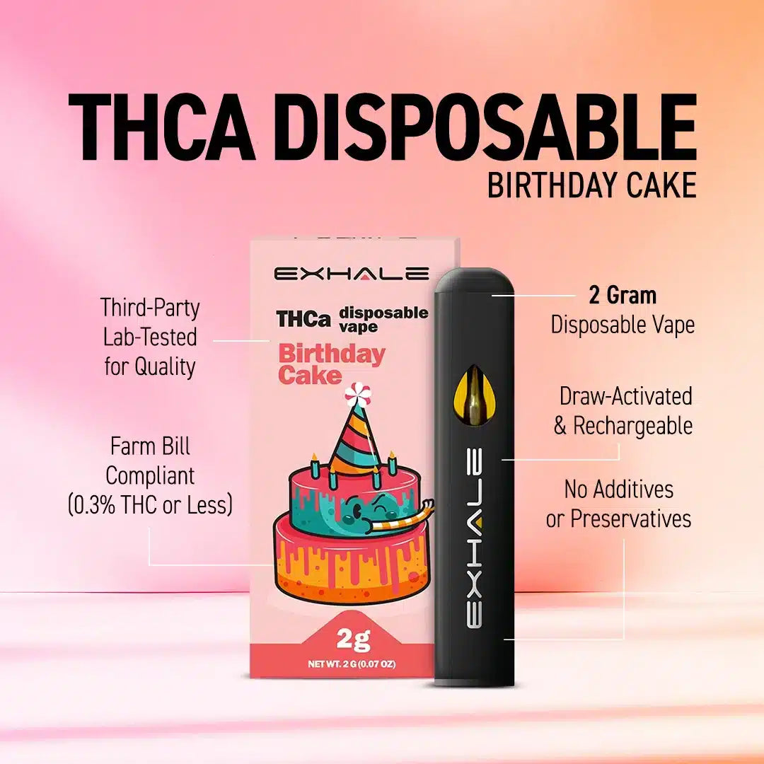 Birthday Cake THCA Disposable