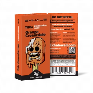 Exhale THC Liquid Diamond Disposable Vape - 2g