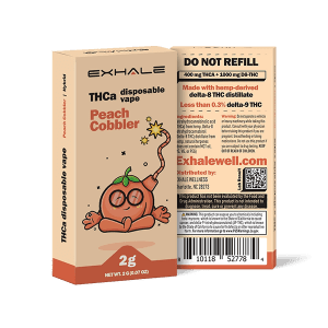 Peach Cobbler THCA Disposable