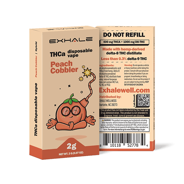Peach Cobbler THCA Disposable