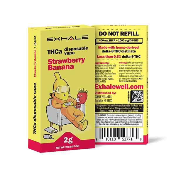 Strawberry Banana (Strawnana) THCA Disposable