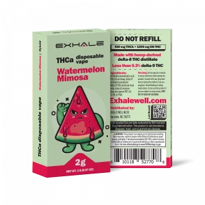 Exhale THC Liquid Diamond Disposable Vape - 2g