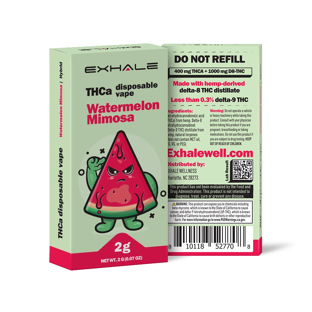 Exhale THC Liquid Diamond Disposable Vape - 2g