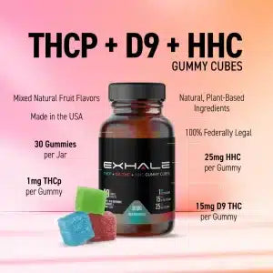 D9 + HHC + THC-P Gummies