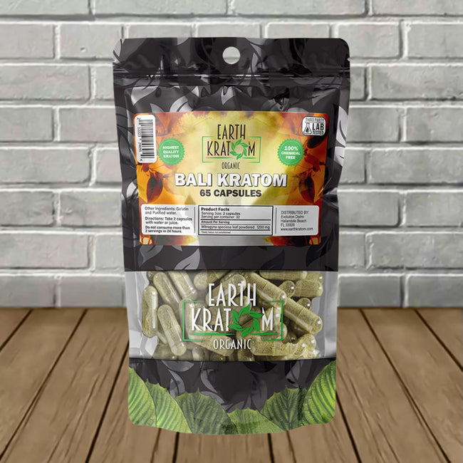 Earth Kratom Bali Kratom Capsules