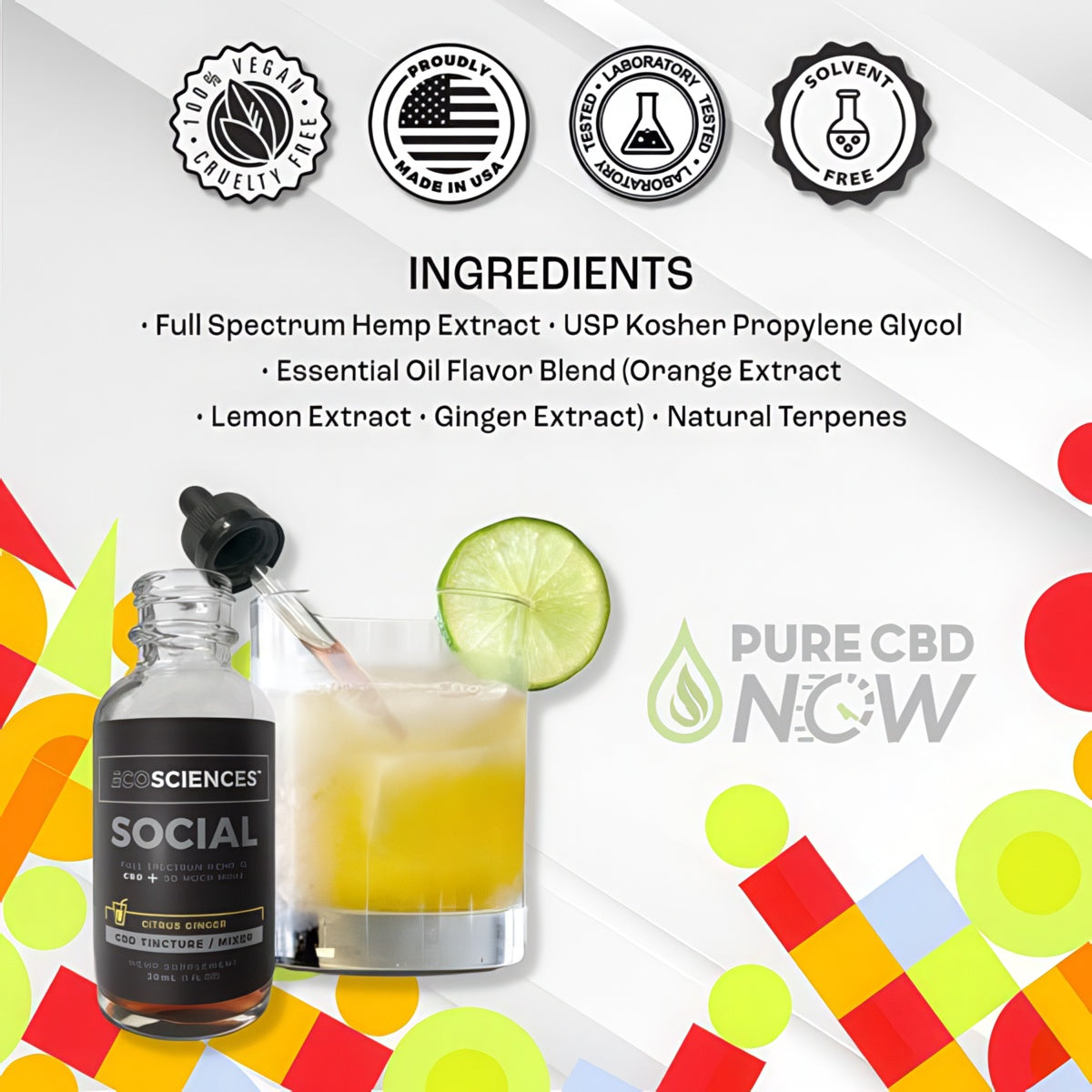Eco Sciences SOCIAL Citrus Ginger 30ml