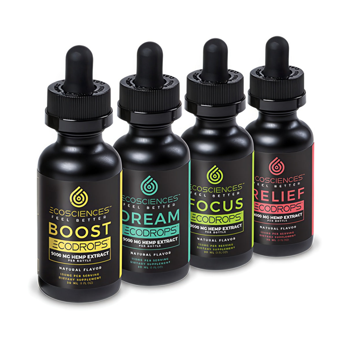 EcoDrops CBD Oil 500mg or 1500mg